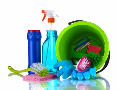 Cleaning tools and fabric surface for stain removal in Lampton